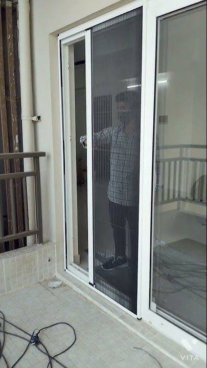 UPVC door mosquito mesh